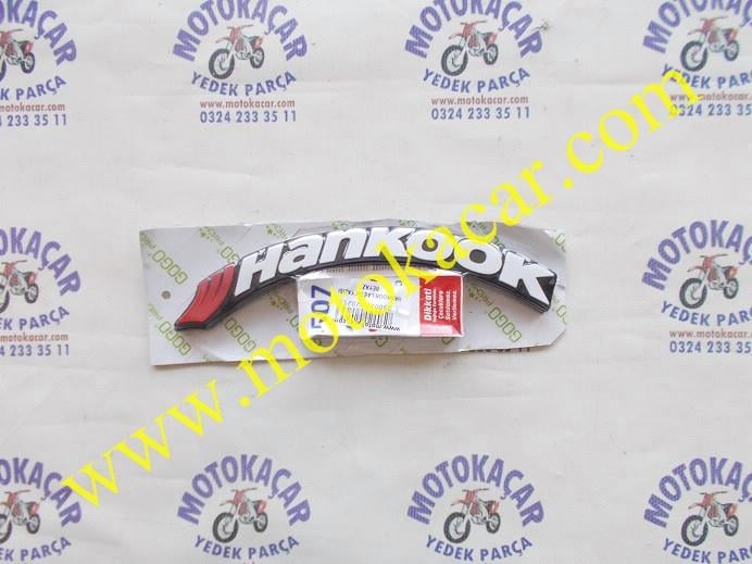 HANKOOK LASTİK YAZISI BEYAZ