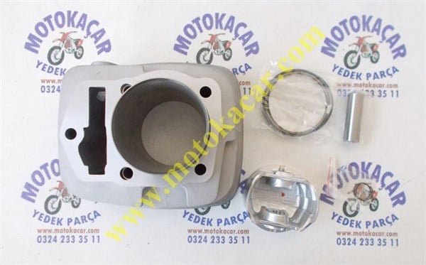 KUBA CROSS STR 250 65.5MM SILINDIR PISTON SETI SIYAH