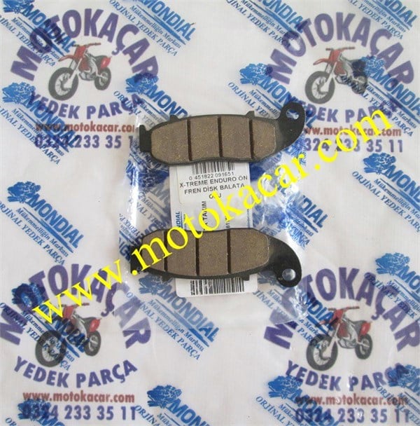 MONDİAL CROSS X-TREME ENDURO ÖN FREN DİSK BALATA ORJİNAL