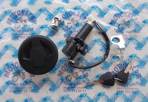 MONDİAL KD 125 F DRİFT L KONTAK KİLİT SETİ ORJİNAL