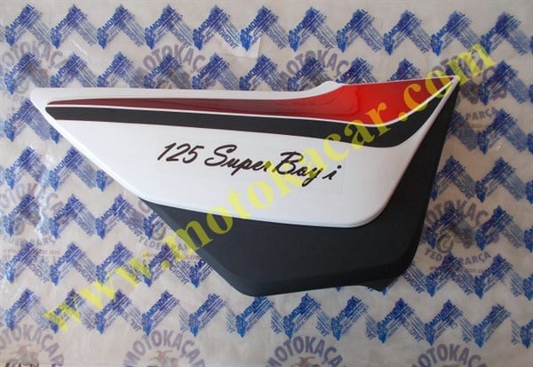 MONDİAL MG 125 SÜPERBOY İ SAĞ YAN KAPAK BEYAZ ORJİNAL