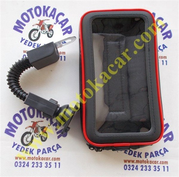 MOTOSİKLET TELEFON TUTUCU SU GEÇİRMEZ XL