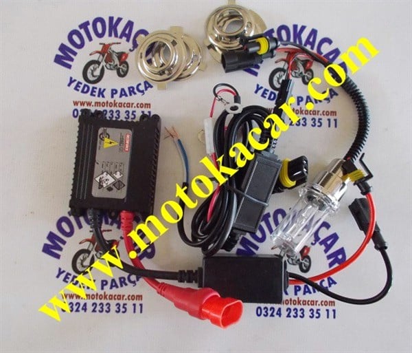 MOTOSİKLET XENON FAR SETİ 12V 35/35W
