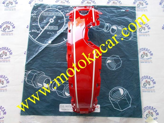 TVS APACHE RTR 200 BENZİN DEPOSU ORTA GRANAJ BEYAZ KIRMIZI E5 ORJİNAL