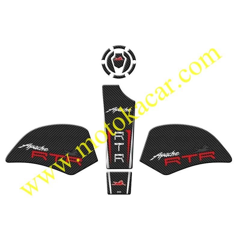 TVS APACHE RTR 200 TANK PAD KIRMIZI