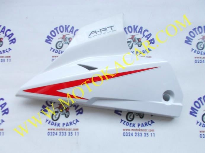 TVS RTR 200 Ön Panel Alt Sakal Sol (E4) Beyaz Orjinal