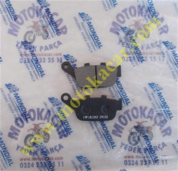 ZONTES S250 ARKA FREN BALATASI ORJİNAL