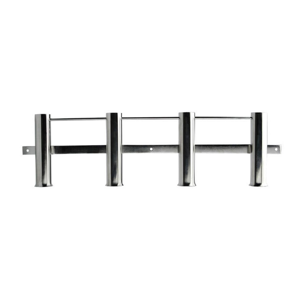  Dörtlü kamış yuvası (yüzey monte), Inox 316, ø42mm L725mm, H197mm 