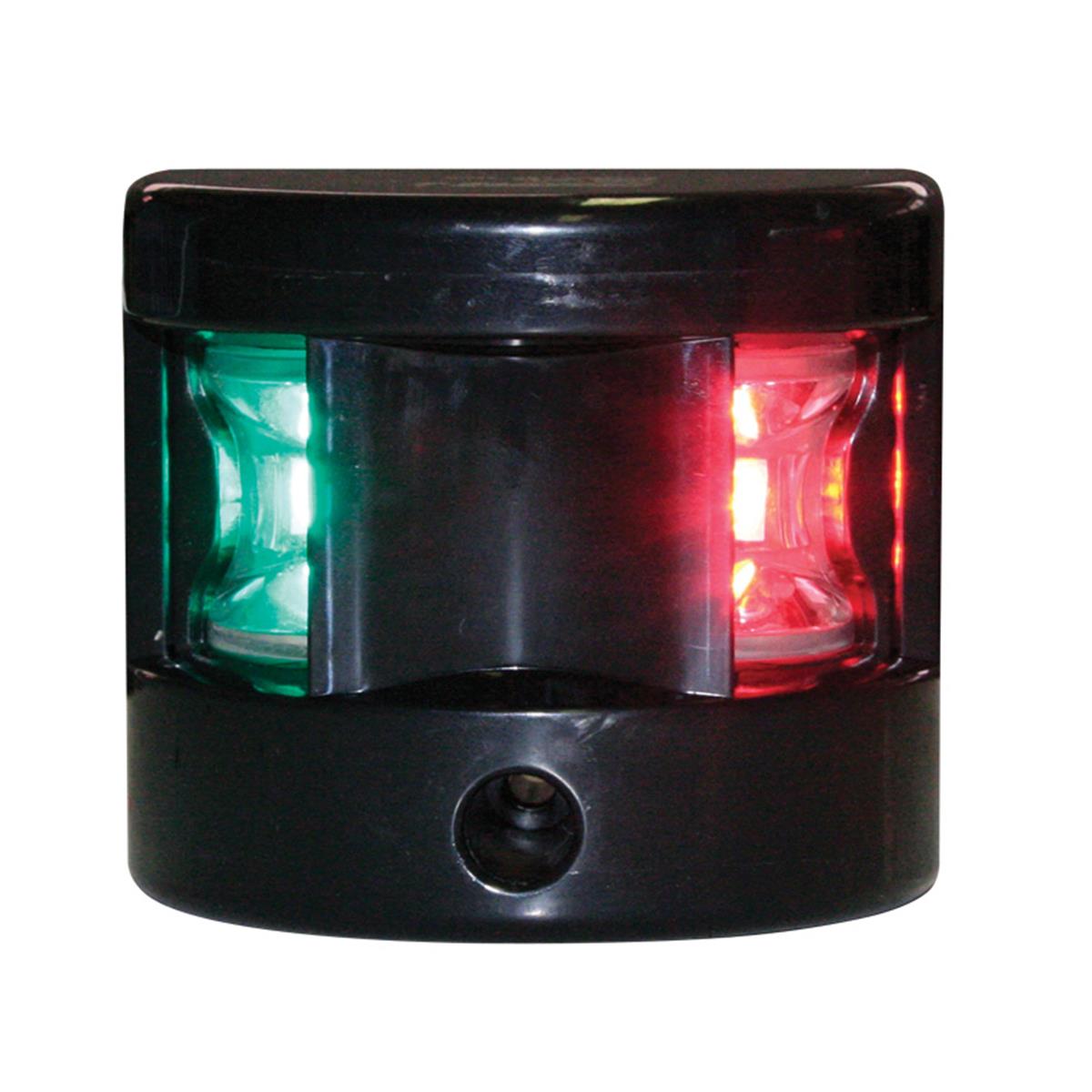  FOS LED 12 İKİ RENKLİ SEYİR FENERİ İSK.&SAN., siyah 