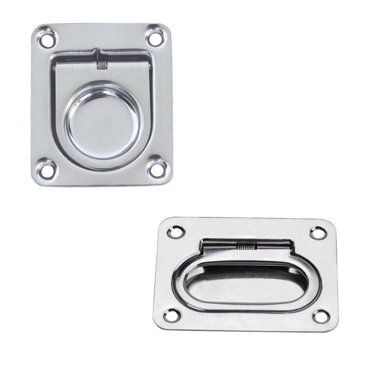  Gömme Kulp, Yaylı Tutamak, Inox 316, 76X57Mm 