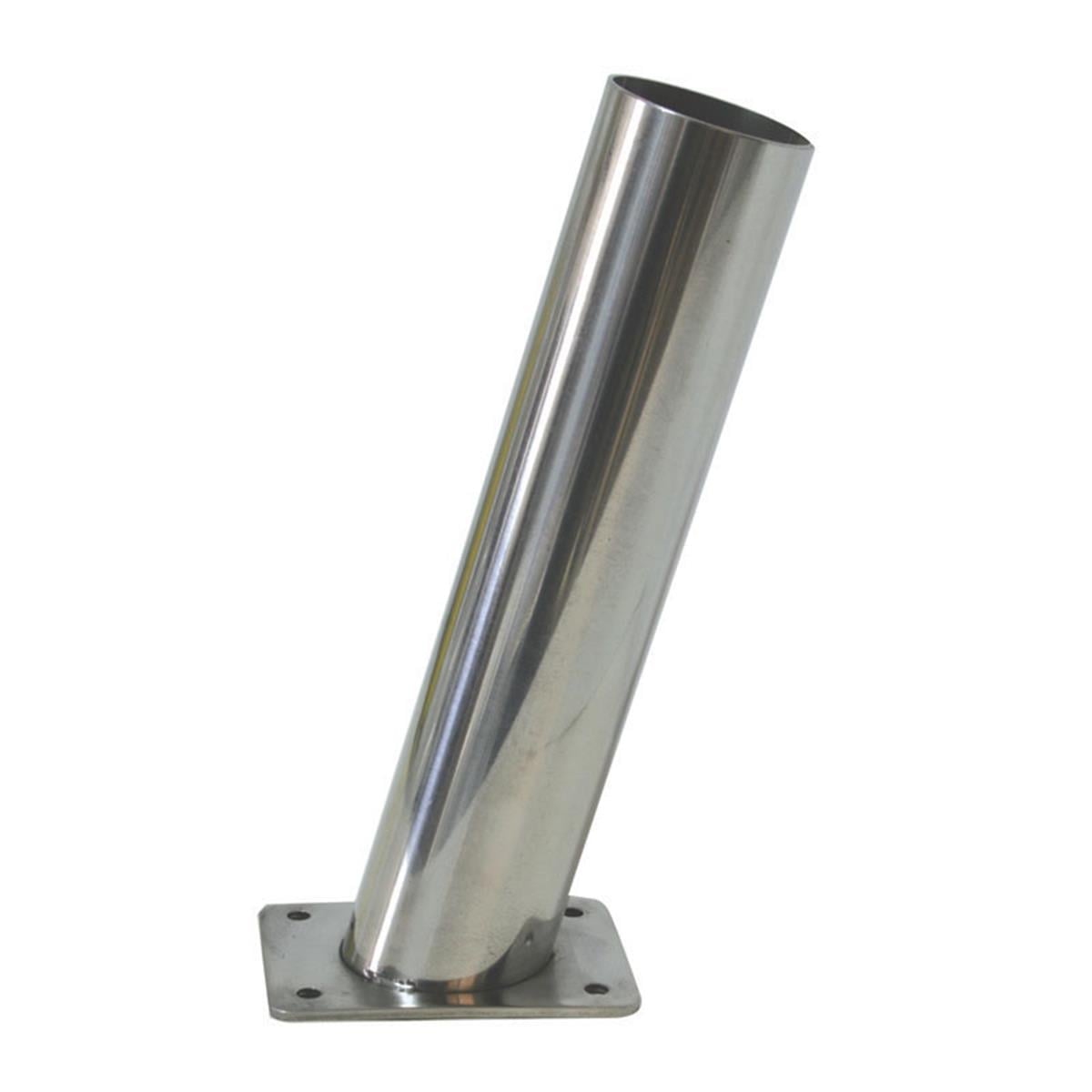  Kamış tutamağı (Güverte Tipi), Inox 316, L232mm, W51mm, ø44,5mm 