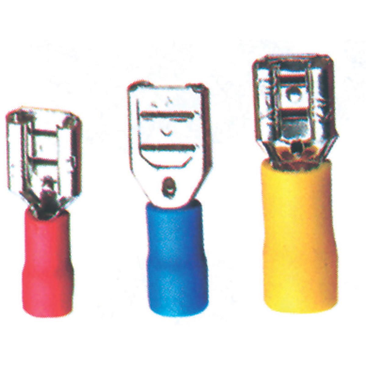  Soket Çift Kıvrımlı,Sarı 2,5-6Mm2(25Adet) 