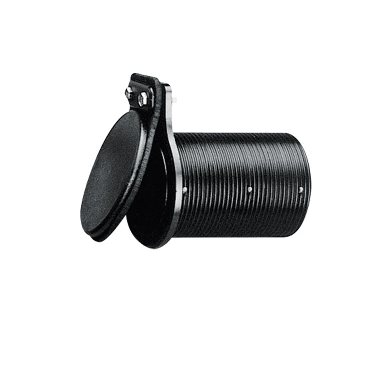  Thru-Hull Ø68mm w/Non-return Valve,  L.107mm, Black 