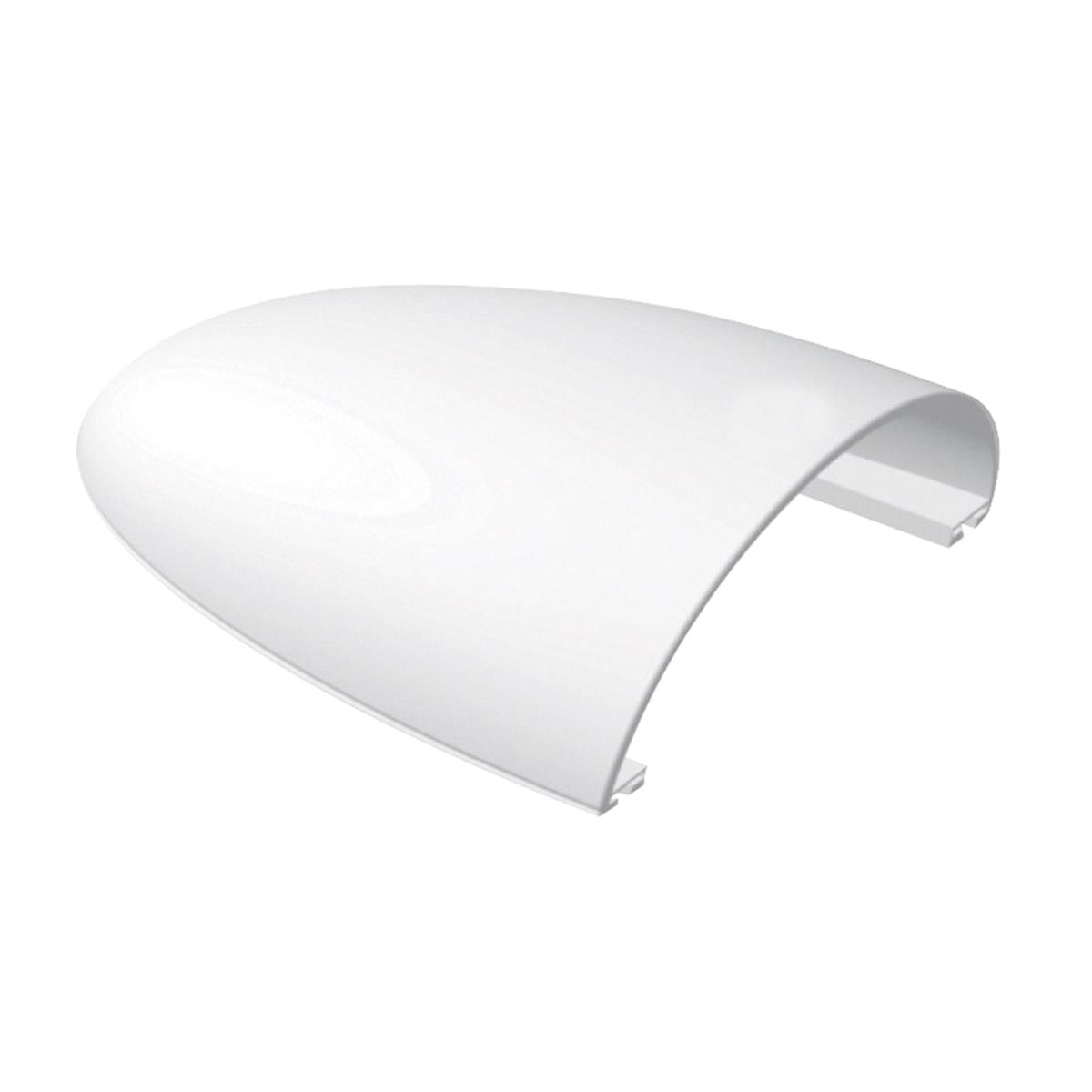  Ventilation Clam Shell Cover, 215x180x70mm, White 