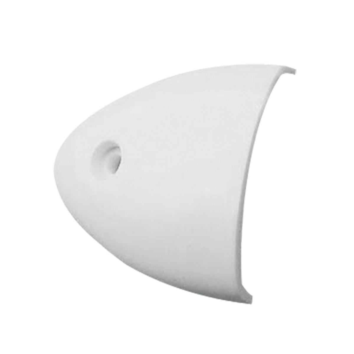  Ventilation Clam Shell Cover, 55x50x12mm, White 