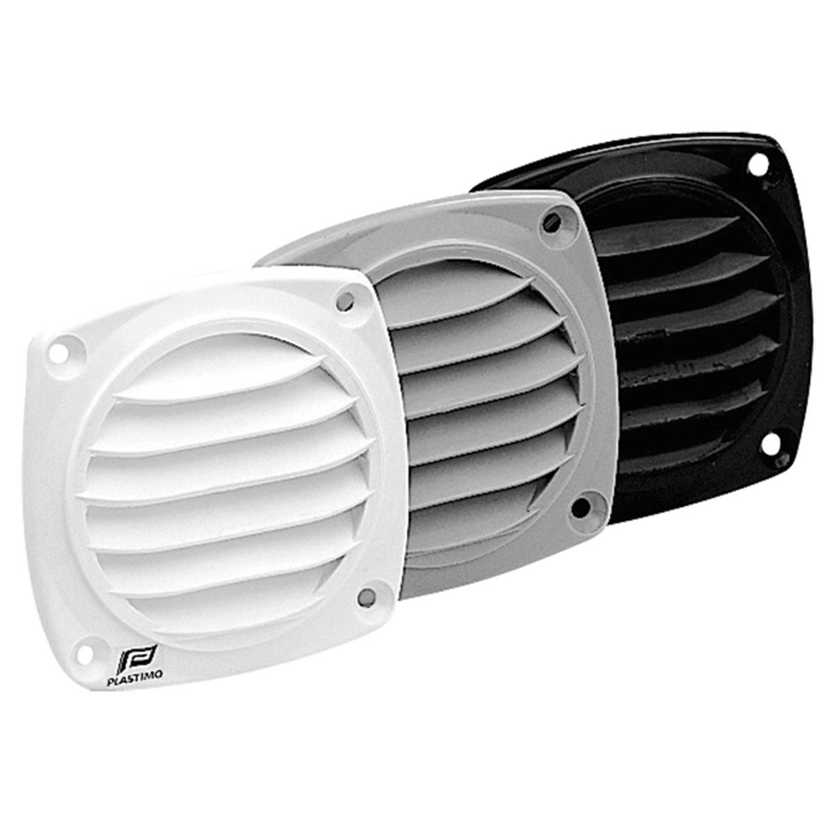  Ventilation Shaft Grilles Cover, 82x82mm, Grey 