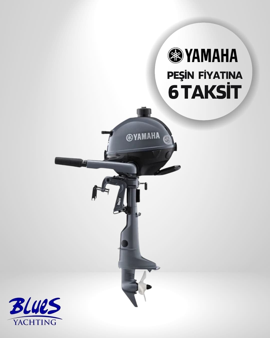  YAMAHA F2.5BMHS  Dört Zamanlı Kısa Şaft Dıştan Takma Deniz Motoru 