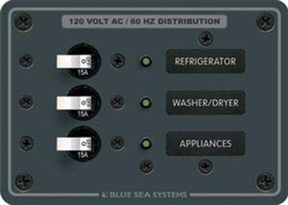 AC 3 pozisyonlu sigorta paneli
