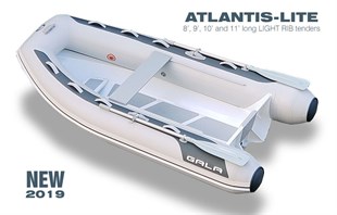  GALA Atlantis 270H Alüminyum Tabanlı Düz Güverte Hypalon Şişme Bot 
