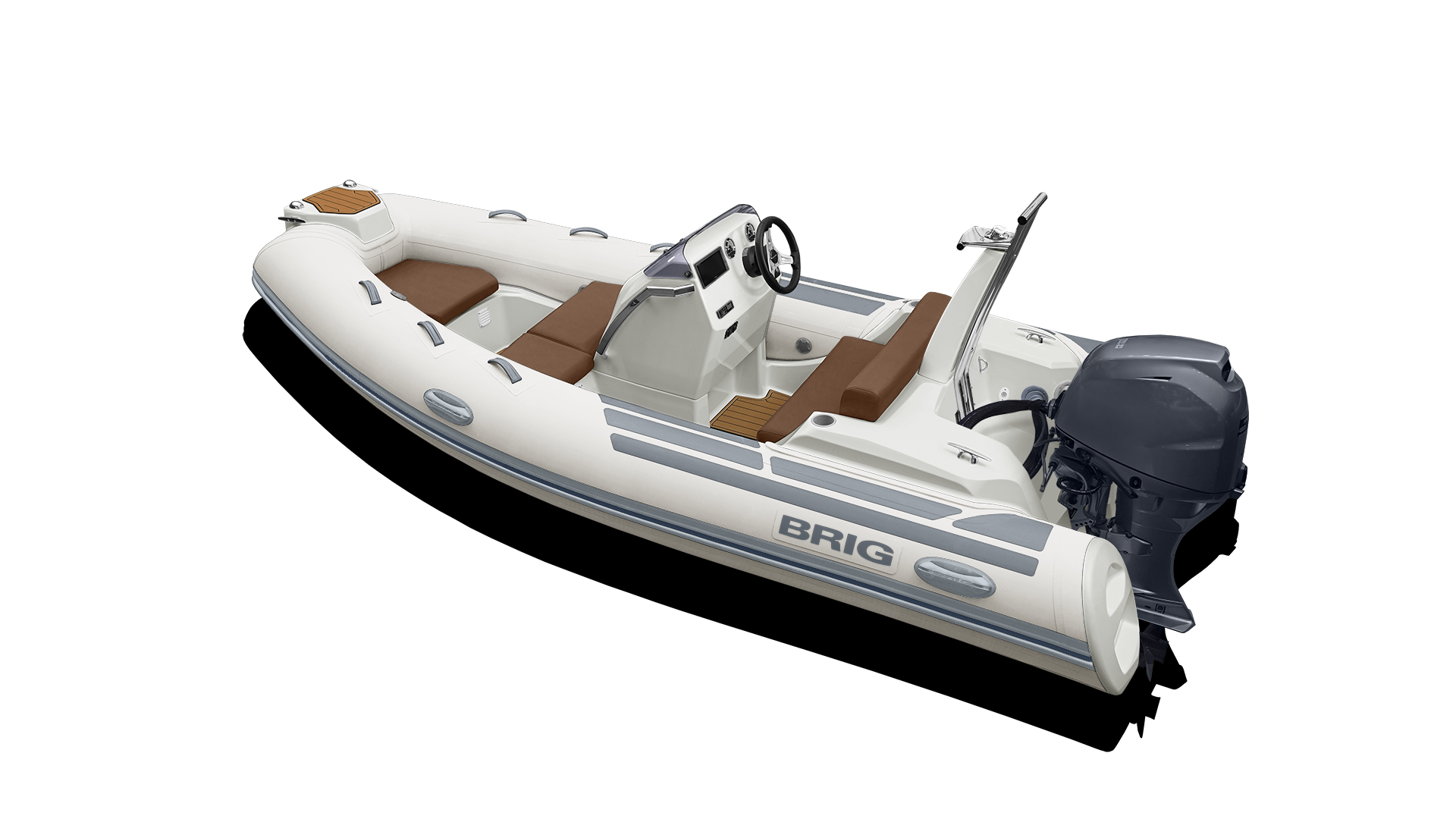  Brig E4H Fiber Tabanlı Konsollu Hypalon Seadeck Şişme Bot 