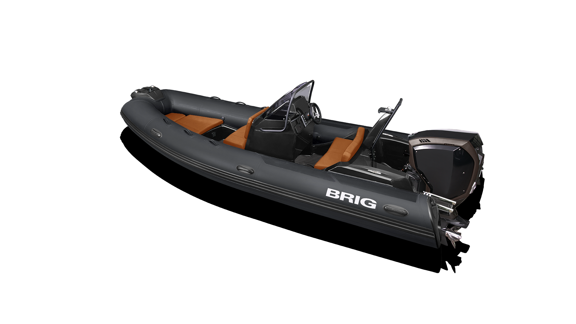  Brig E5H Fiber Tabanlı Konsollu Hypalon Seadeck Şişme Bot 