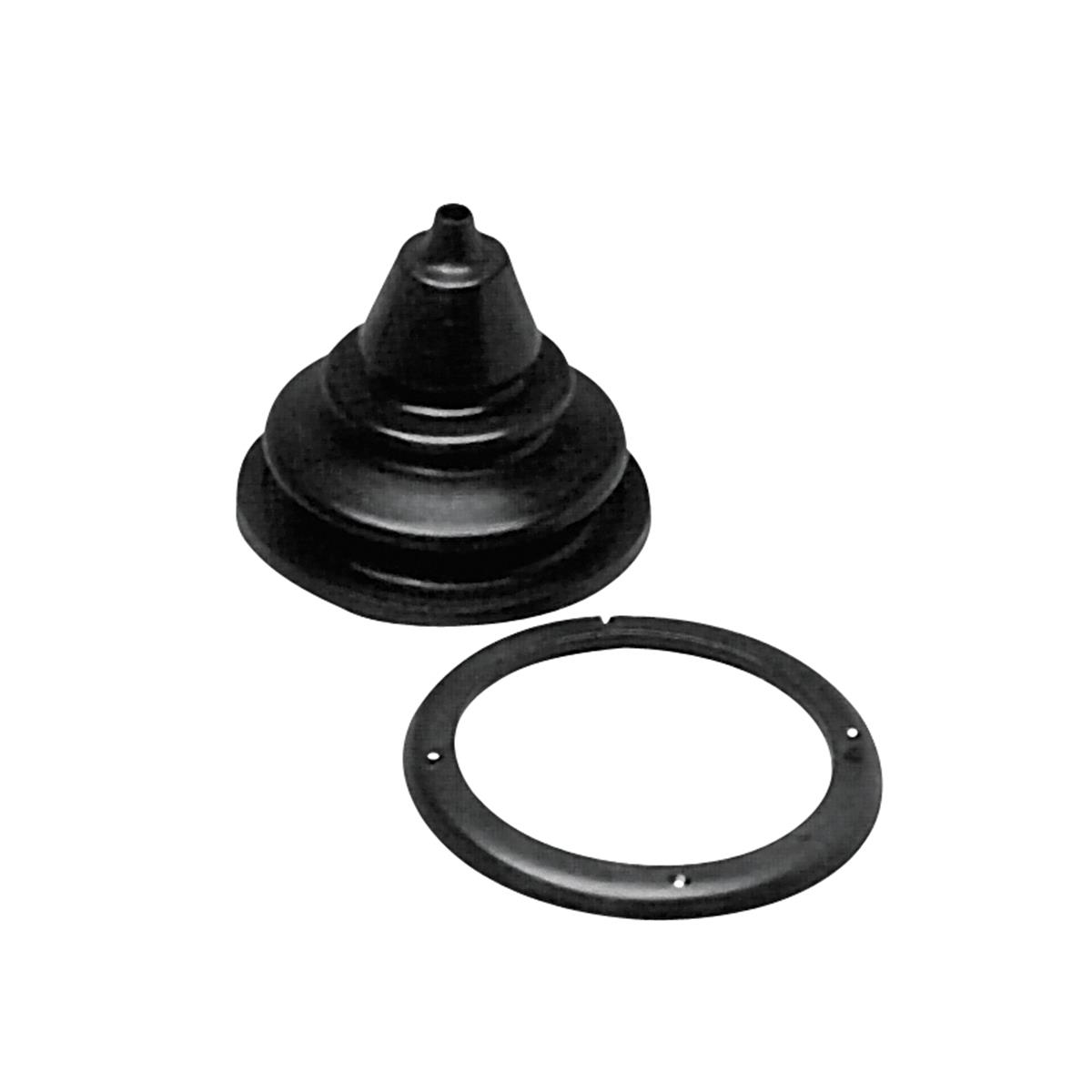  Cable Boot w/Screwed Ring, Ø150mm, cut-out Ø120mm, Black 
