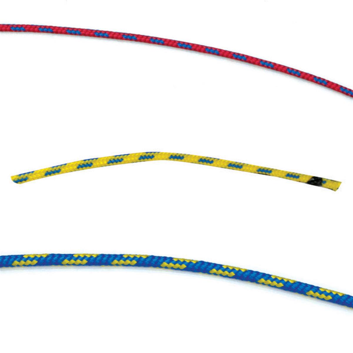  CABO SUPERLINE ÖRGÜLÜ HALAT, DYNEEMA 100%, 1mm, kırm/siyah-beyaz 
