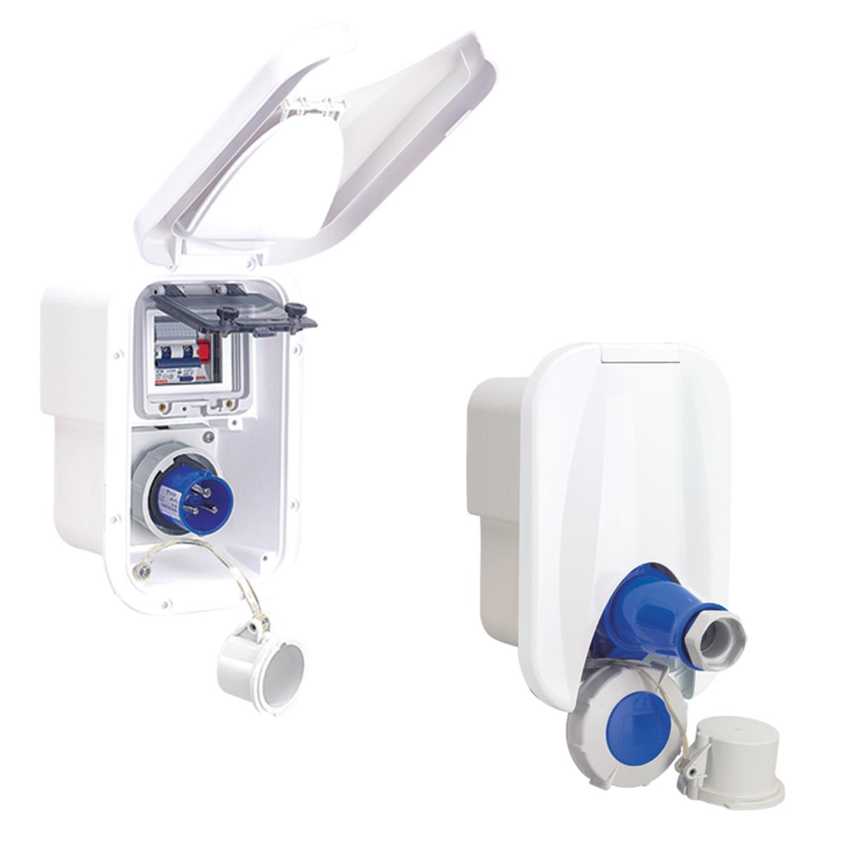  Case f/Electric Power Shore Center 16A/220V, White 