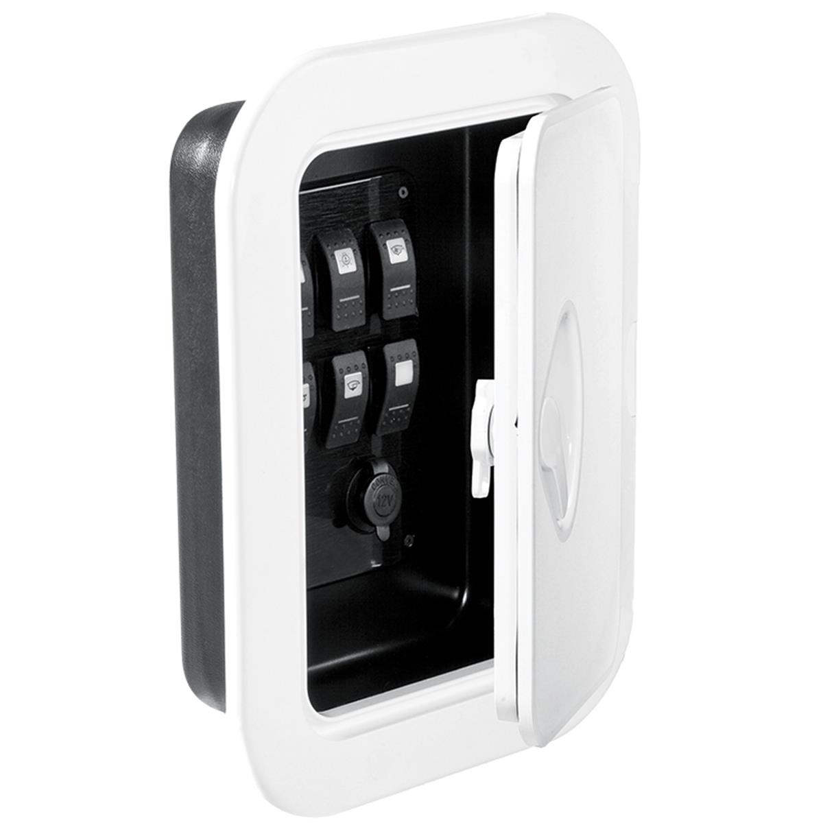  Case for Electrical Control Panel, w/Lid, White 
