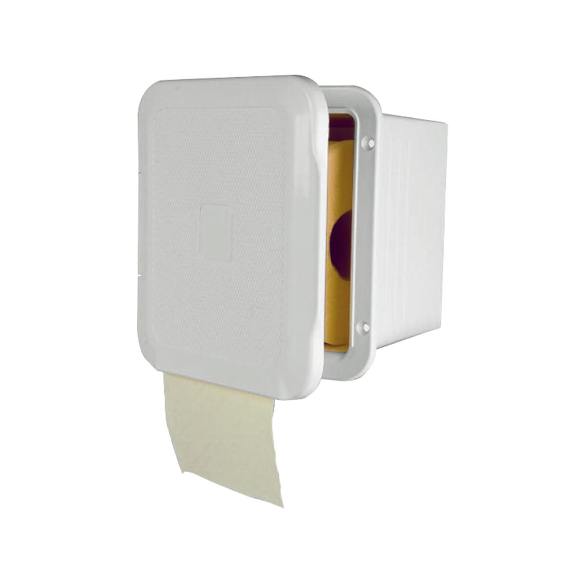  Case for Toilet Paper w/ door, 160x160mm, White 