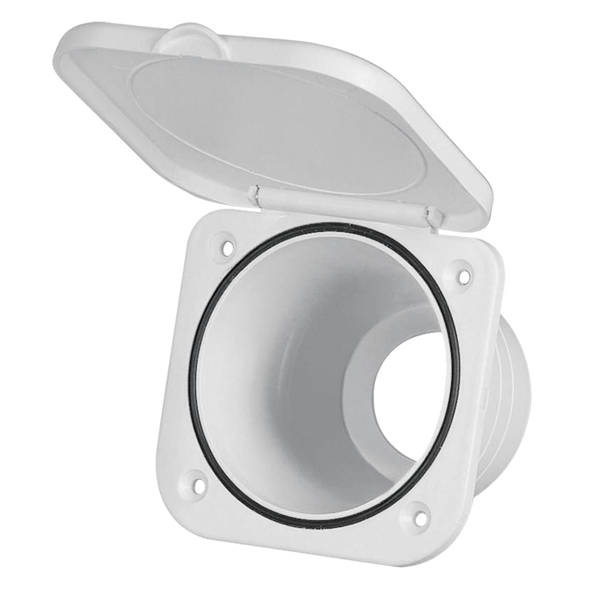  Case for Water Tap, w/Lid, Square 95x95mm, Cream 