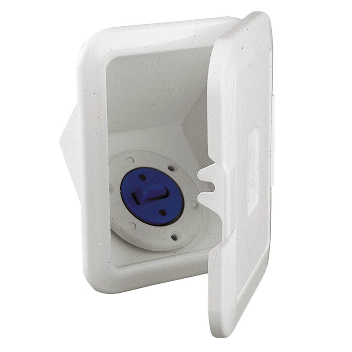  Case w/Deck Filler for Fuel, w/Lid, Ø50mm Hose, White 