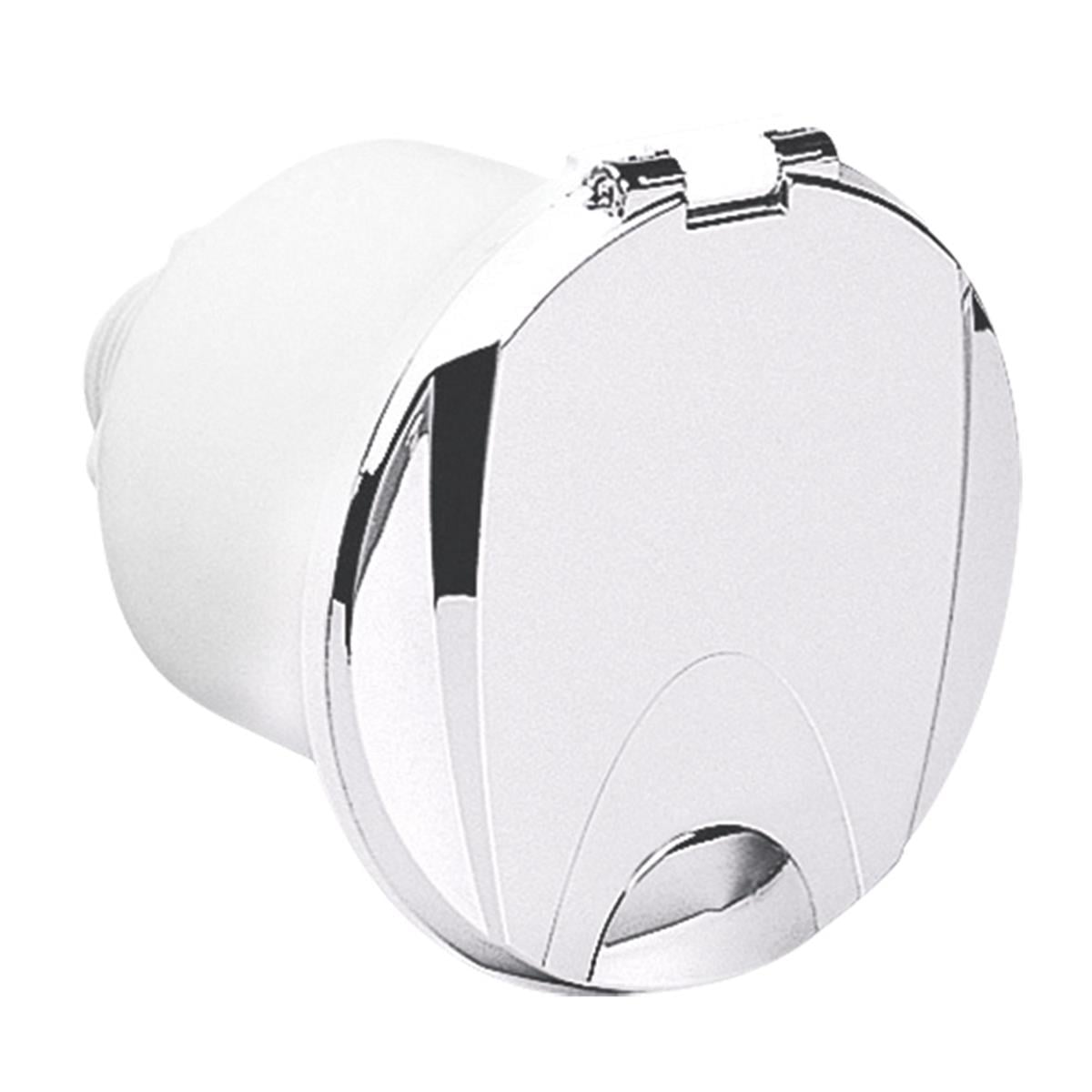  Case w/Sea Water Outlet, w/Lid, Straight Conn. White 
