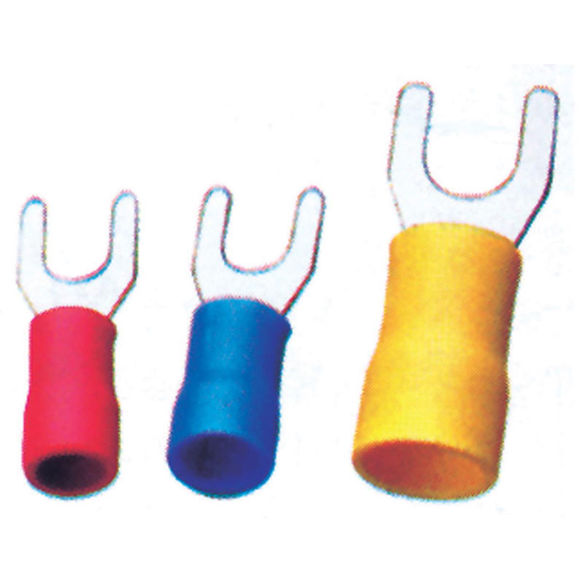  Düz U Yüzey Bağlayıcı,Mavi 4,3Mm2,1-2,5Mm2 40Adt 