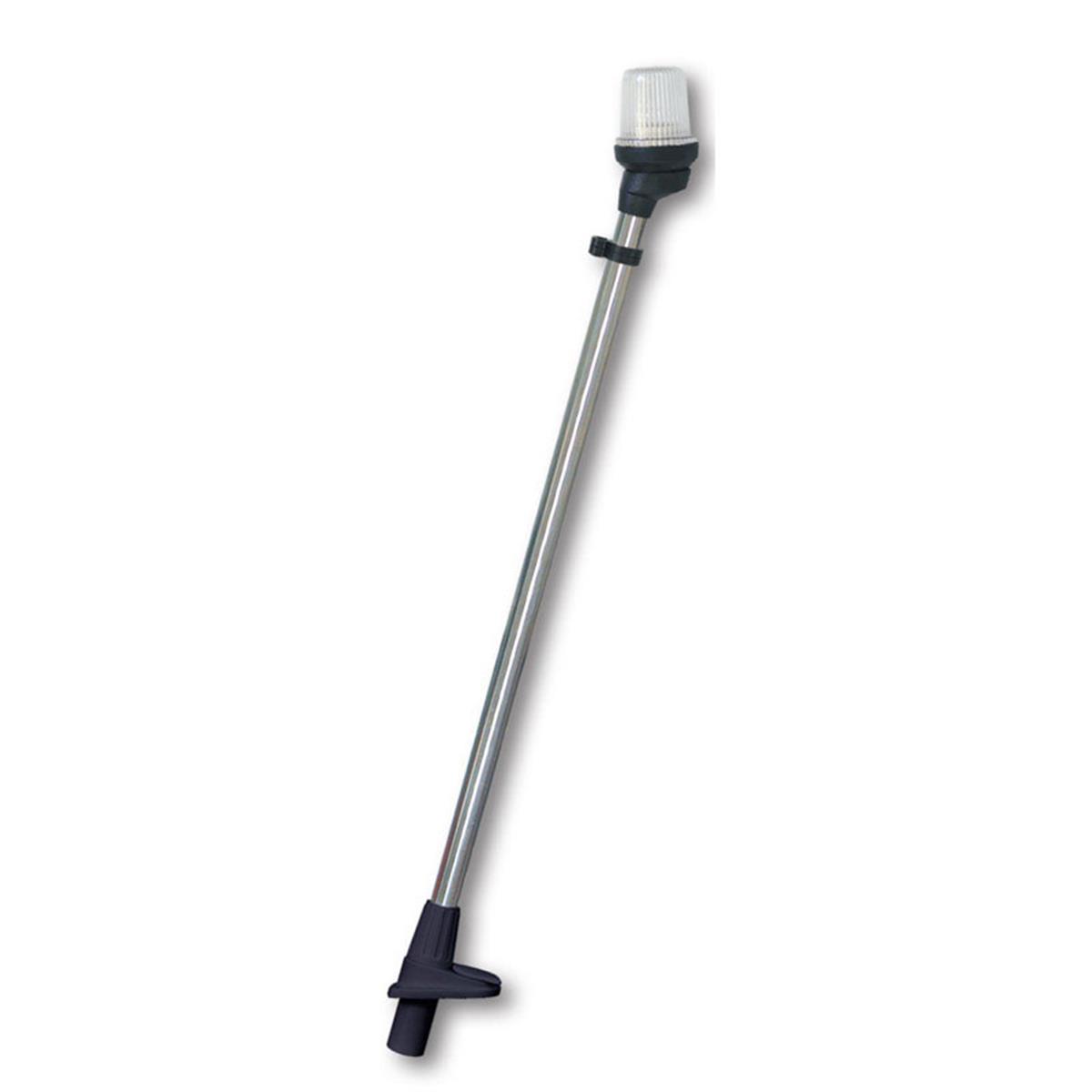  Direkli Silyon Feneri Katlanır 23cm,316SS - Siyah 