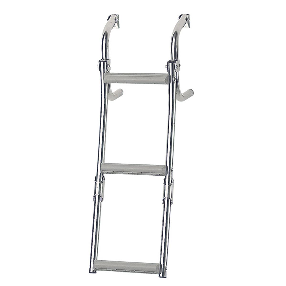  Foldable Ladder,Inox 316,for narr.transom,2+1 steps 