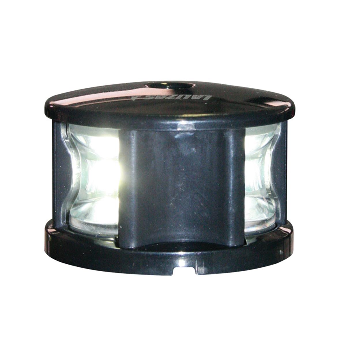  FOS LED 12&20 ÇAPA FENERİ, alttan monte, 360° siyah 