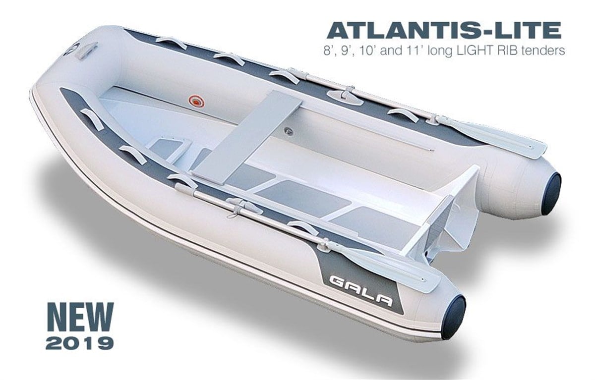  GALA Atlantis 270 Alüminyum Tabanlı Düz Güverte PVC Şişme Bot 
