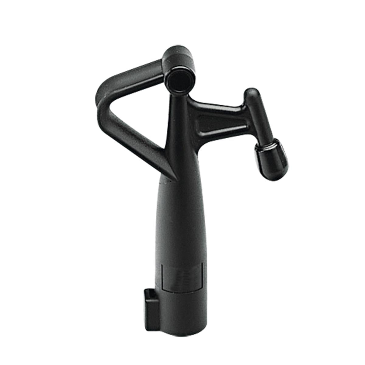  Hook Plastic, Female, Ø25mm, Black 