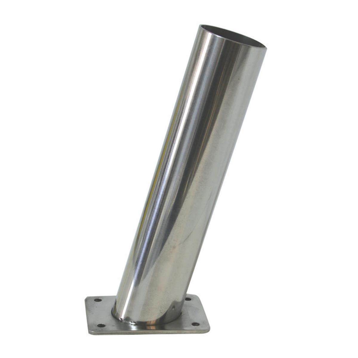  Kamış tutamağı (Güverte Tipi), Inox 316, L232mm, W51mm, ø44,5mm 