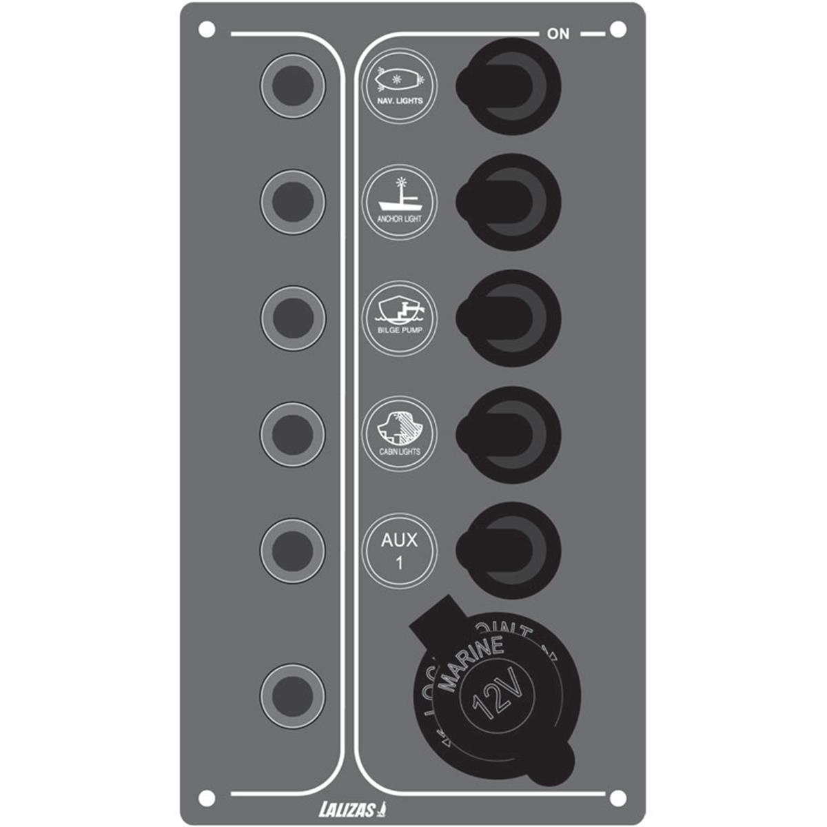  Kontrol Paneli, 5 Sugeçirmez Anahtar Ve Ot. Sigorta, 12V 