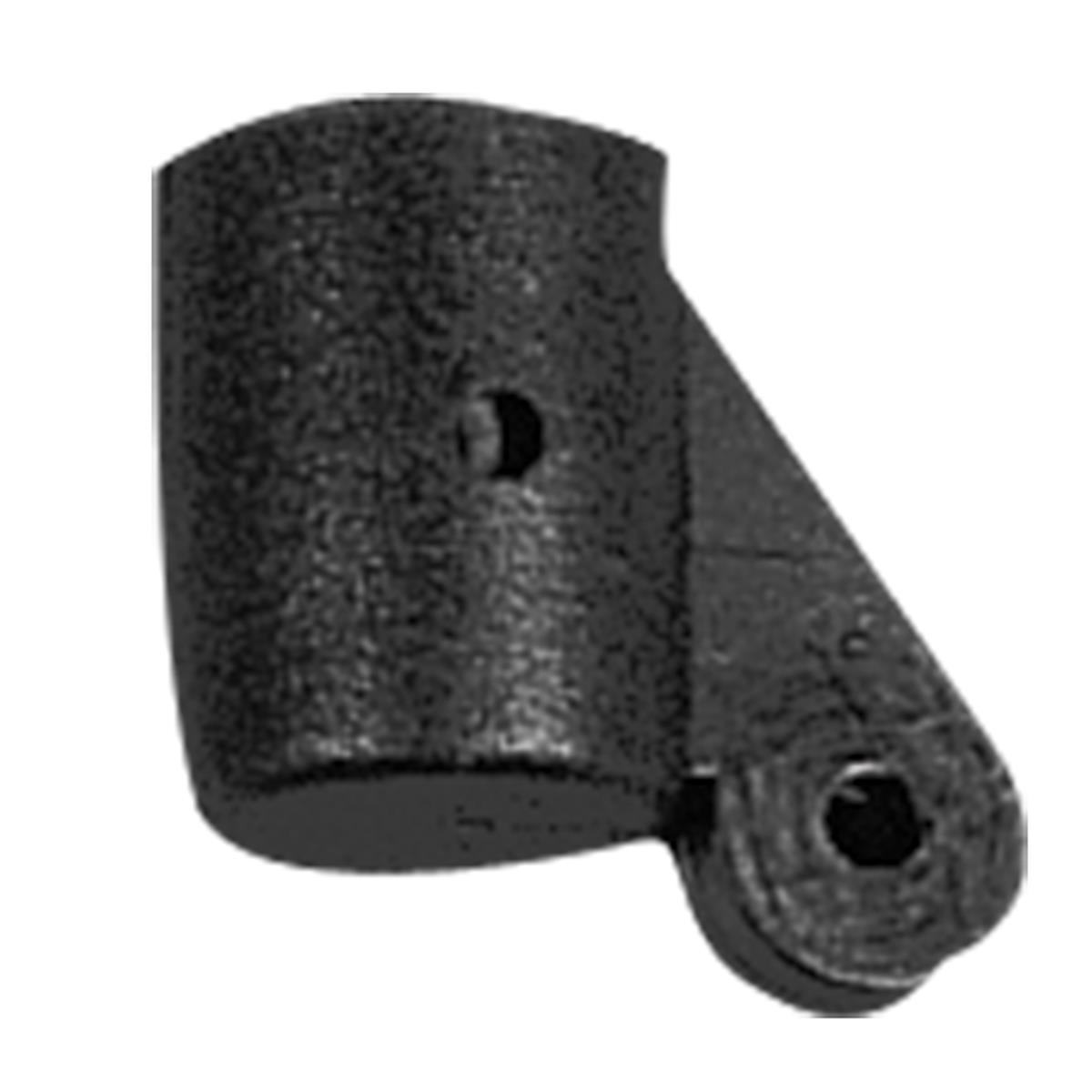  Mount.Fittings, Bim.Tops Frame, Ø22mm, 1-Wing, Black 