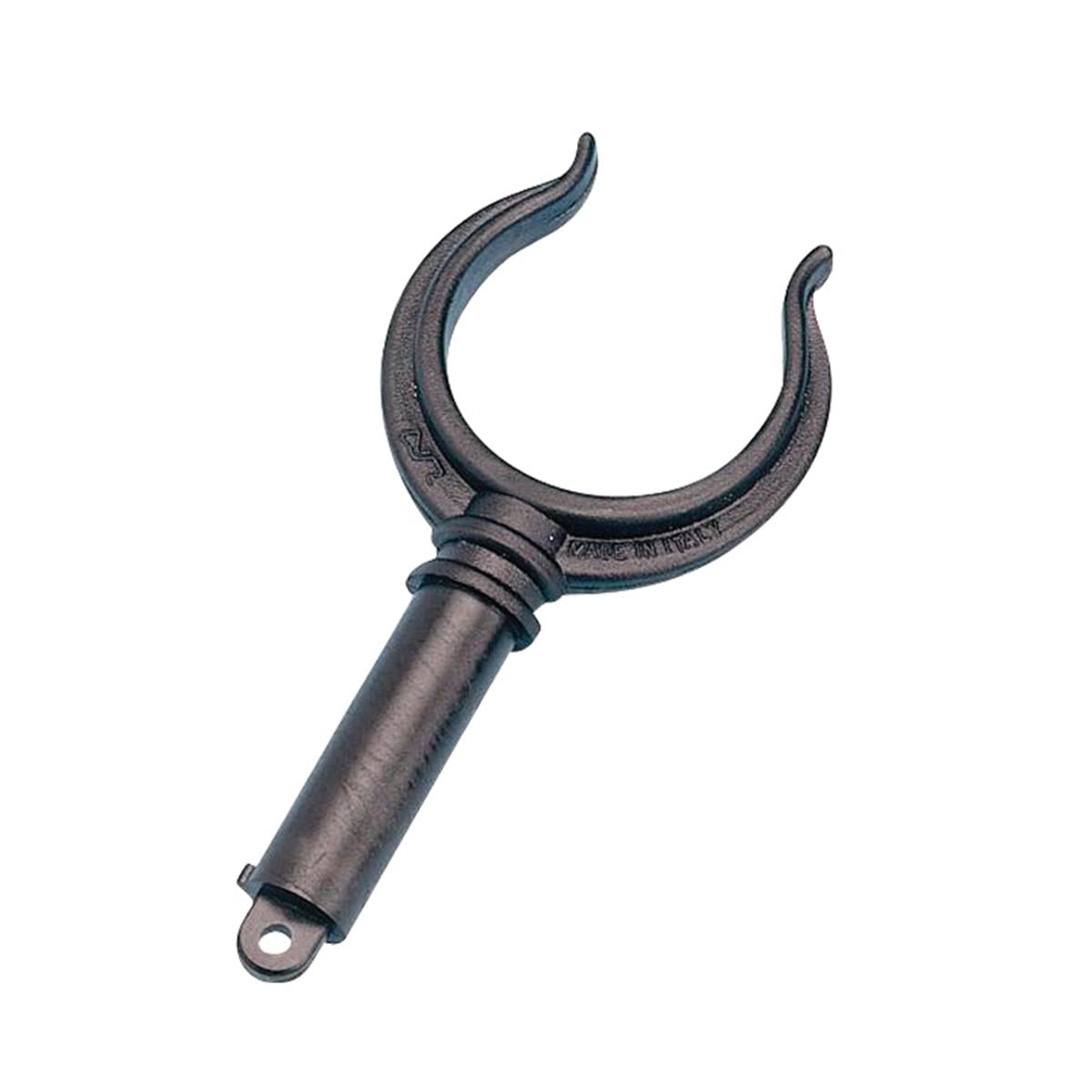  Oarlock, Ø53mm, Polyamide, White 