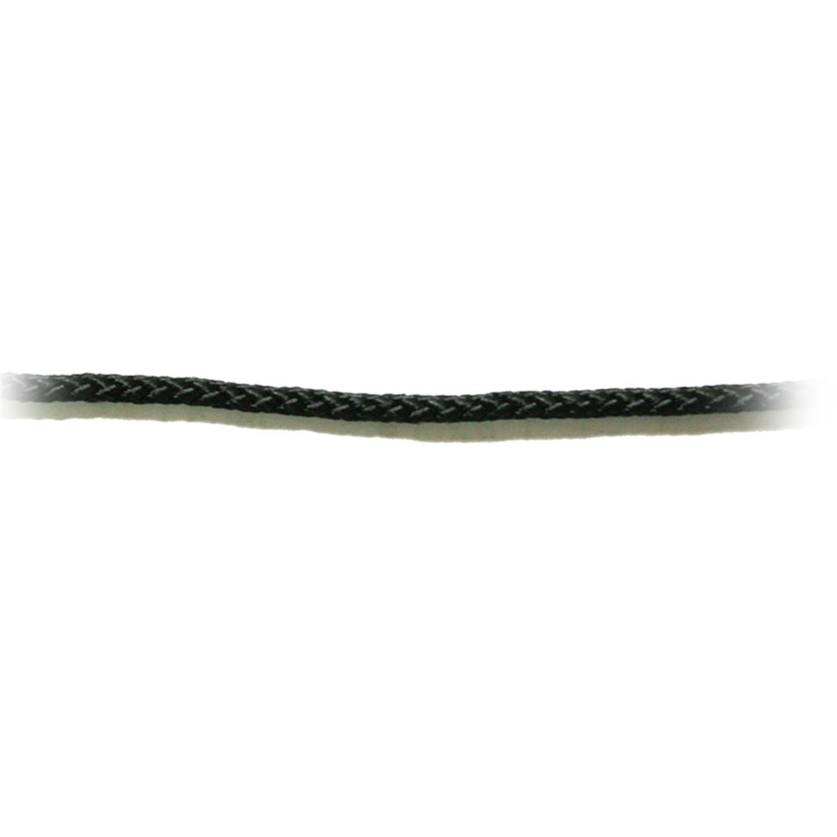  PARAKETE İÇİN HALAT, POLYESTER, 2mm, siyah 