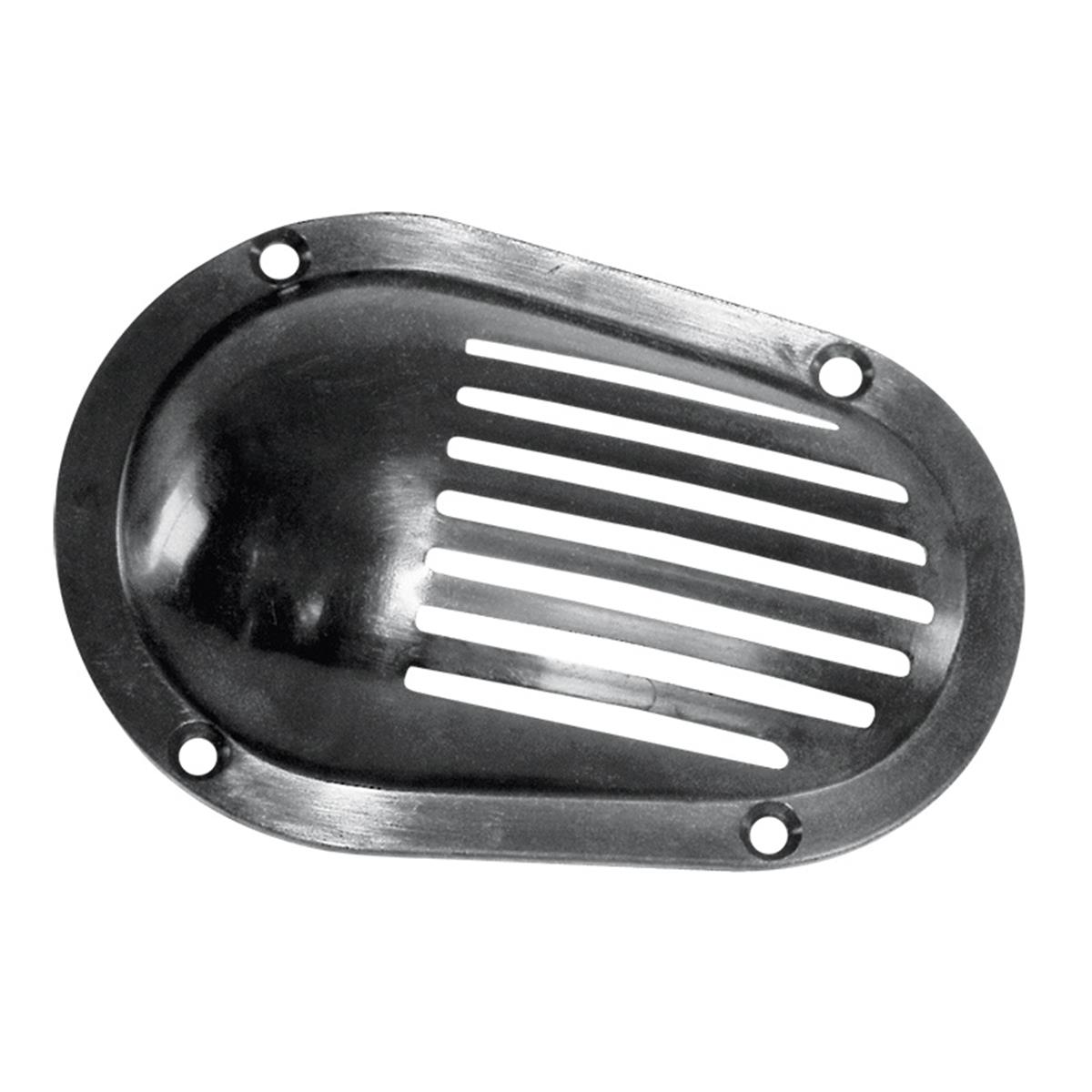 Plastic Strainer Grilled, Oval, 120x80mm, Black 
