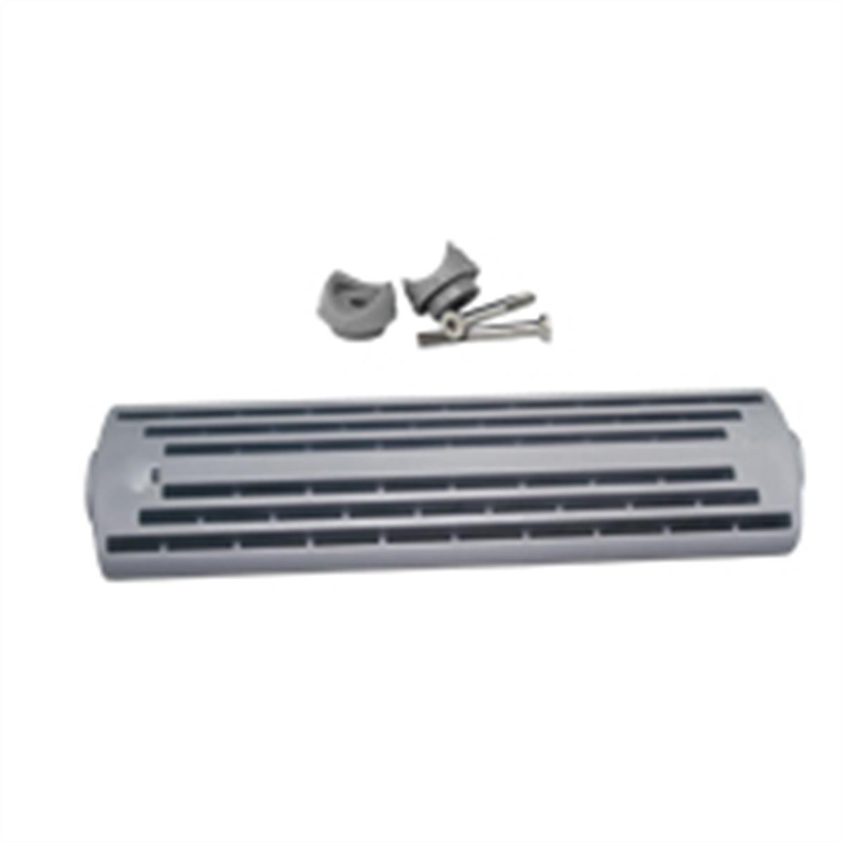  Set Ladder Step w/fittin. f/Ø22mm tube, L.26cm,Grey 