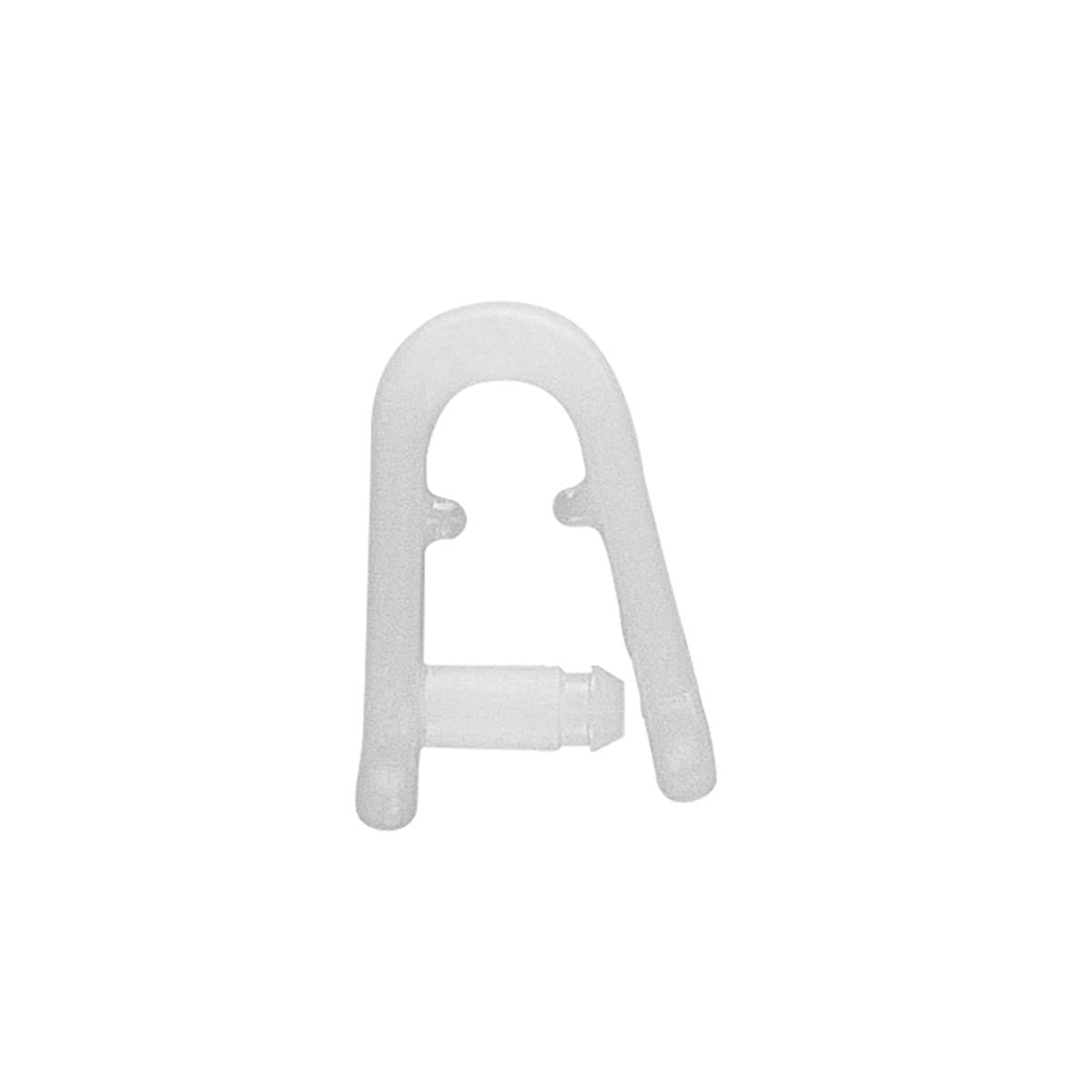  Shackle, Palstic, Ø6mm, 80Kg Working Load, White 