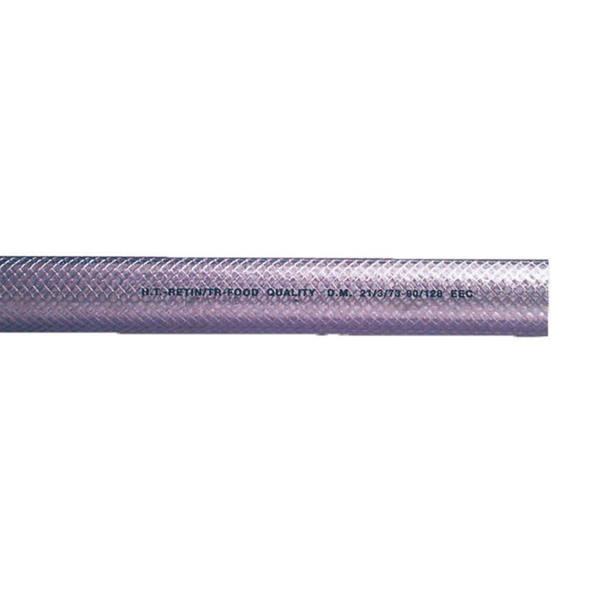  Sıvı Atık-Su Transfer Hortumu , PVC, Beyaz, İple Güçlendirilmiş Ø16mm, 5/8'' 