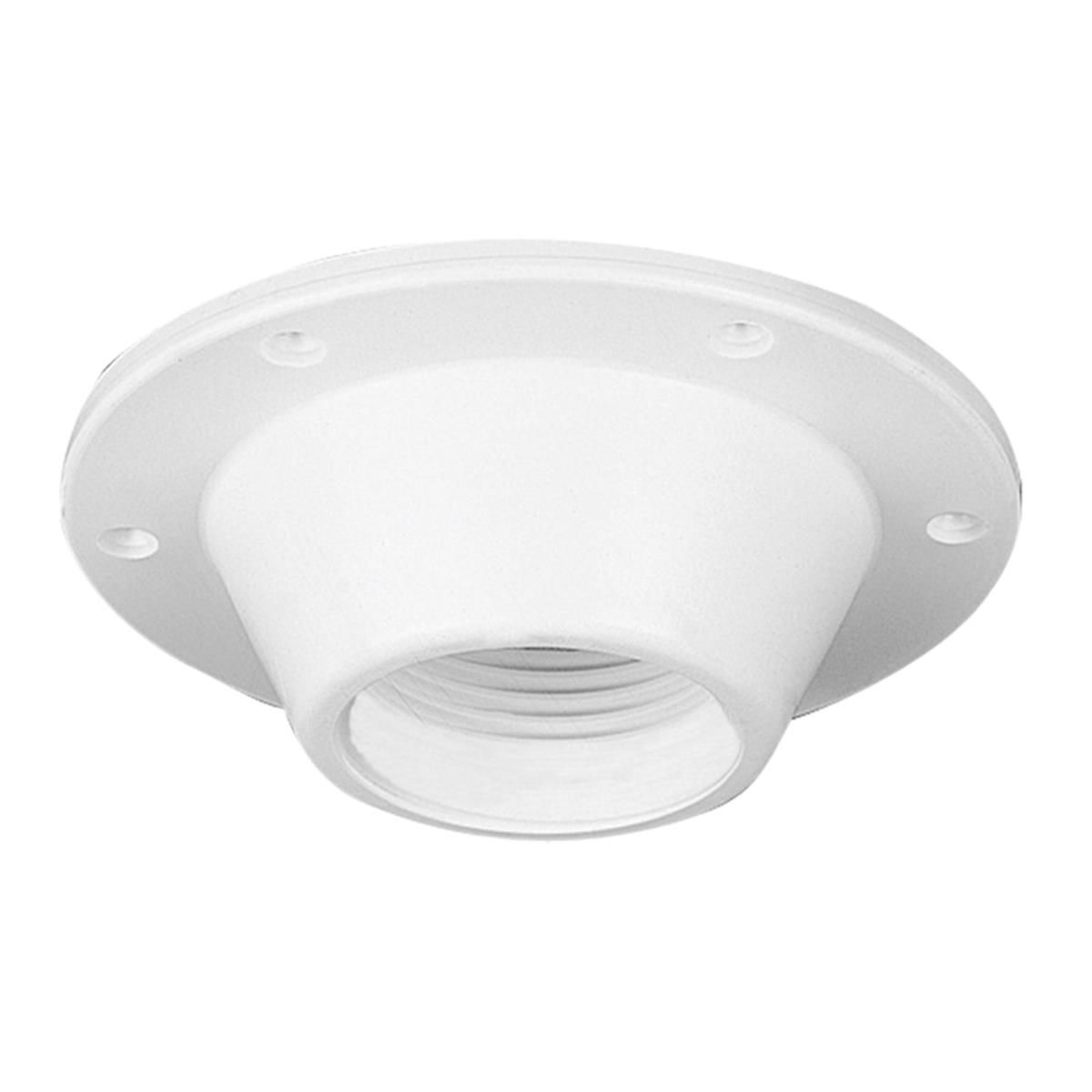  Table Top Plate, Ø190mm-Η.55mm, White 
