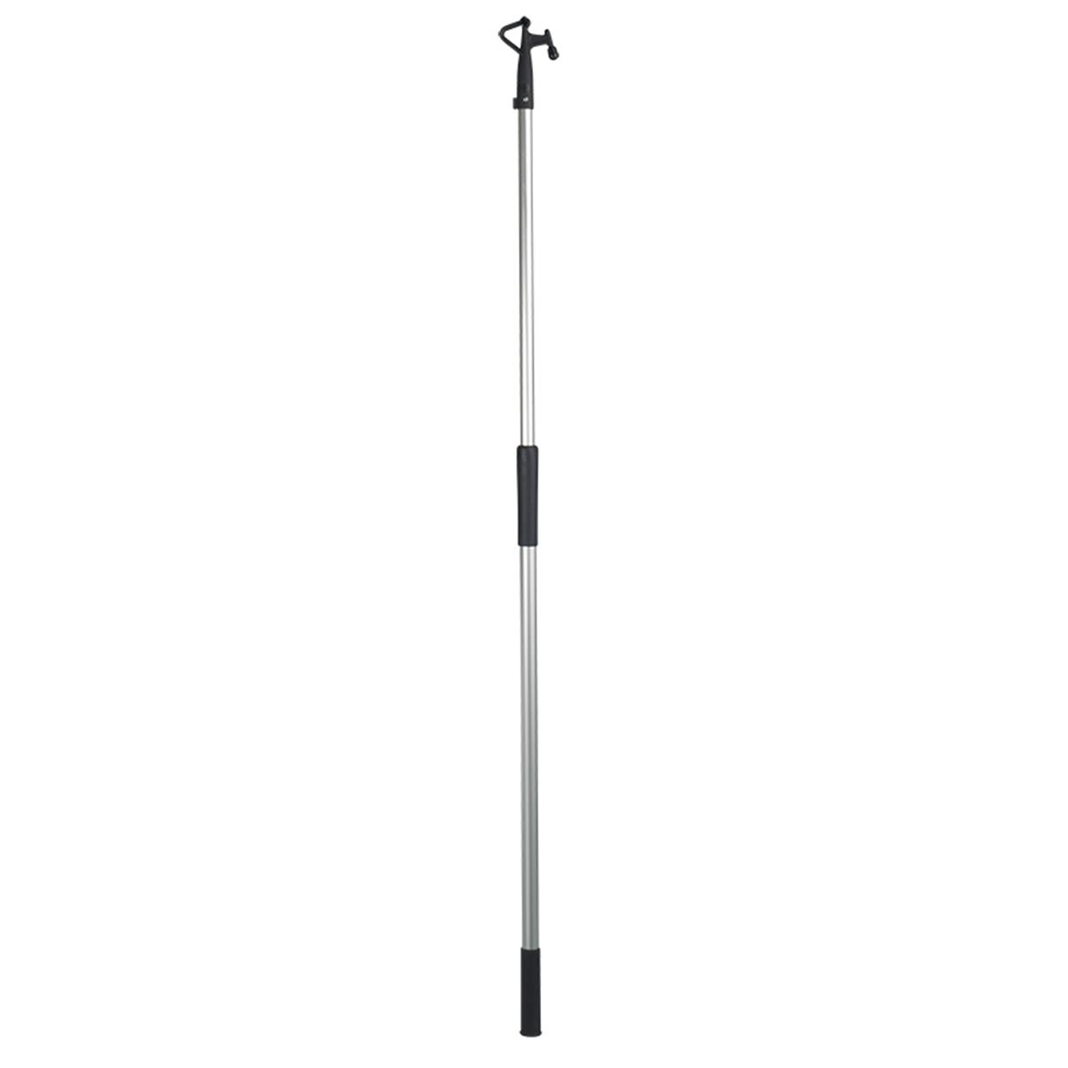  Telesc. Hook, Anod.Alum.Ø30mm L120-200cm,Black 